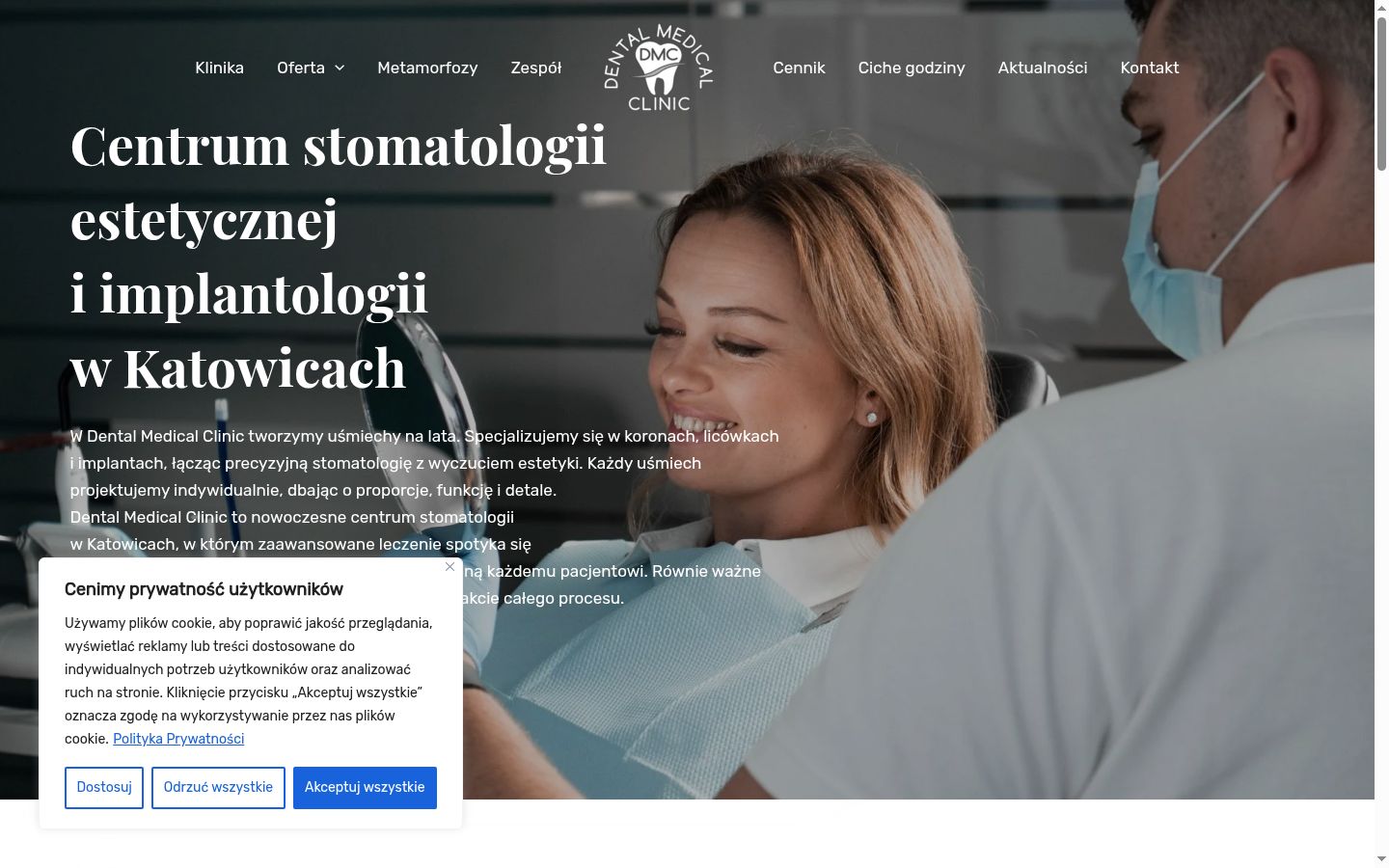 Kuvakaappaus suostumusbannerista, joka näytettiin ennen mitään vuorovaikutusta