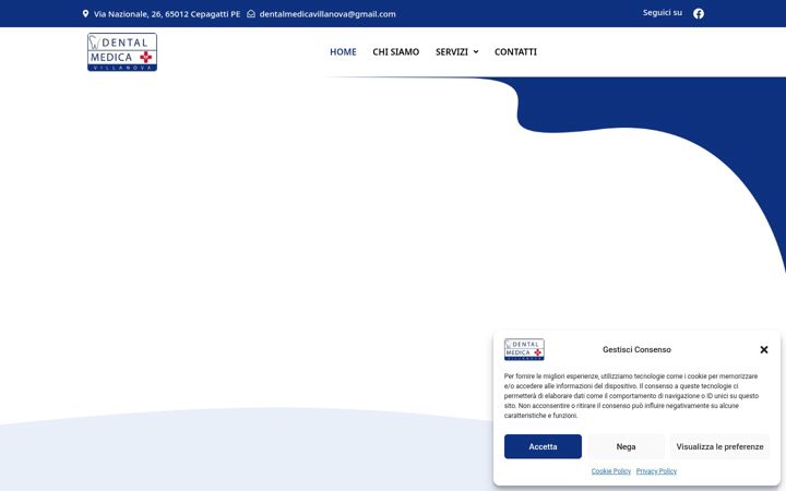 Screenshot of dentalmedicavillanova.it
