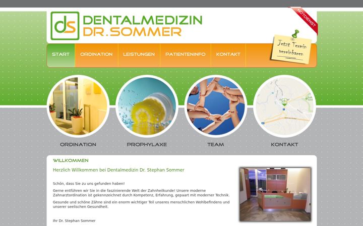 Screenshot of dentalmedizin.at