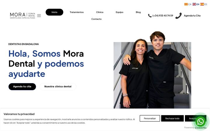 Screenshot of dentalmora.com