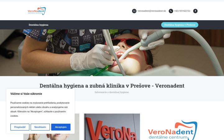 Screenshot of dentalnahygienapo.sk