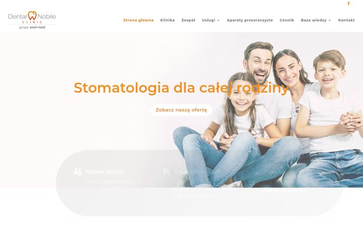 Ekraanipilt saidist dentalnobile.pl