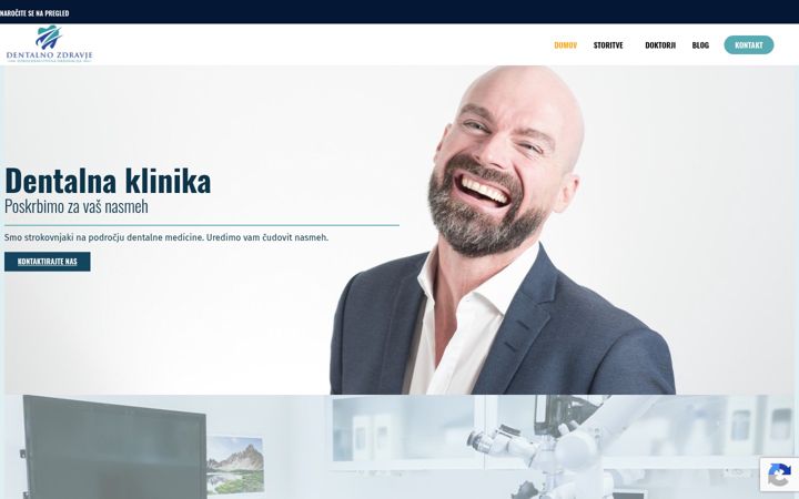 Screenshot of dentalnozdravje.com