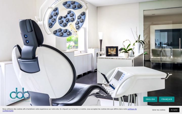 Screenshot of dentalofficebrussels.com
