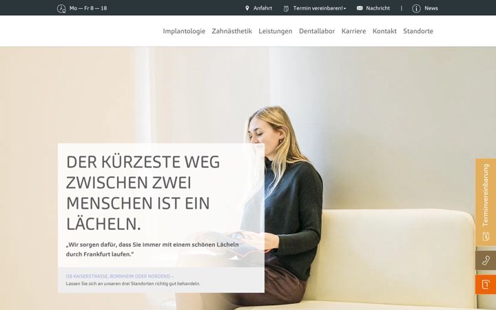 Screenshot of dentaloft.de