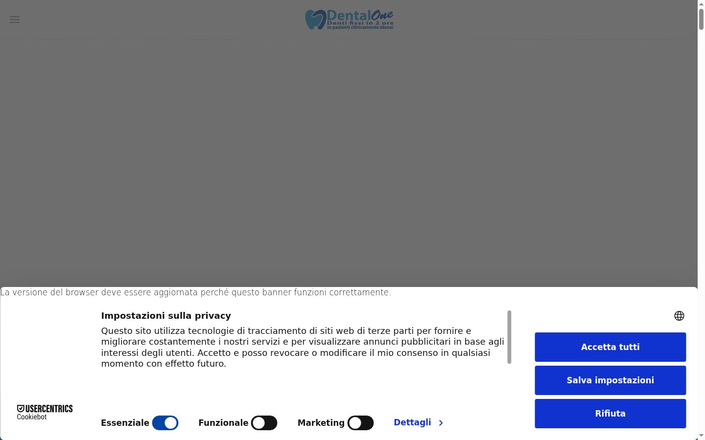 Ekrānuzņēmums ar piekrišanas baneri, kas tika rādīts pirms jebkādas mijiedarbības