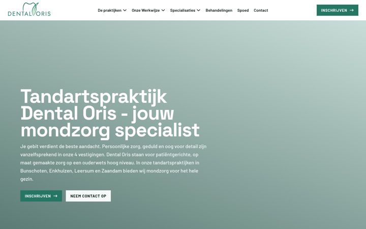 Screenshot of dentalorisleersum.nl