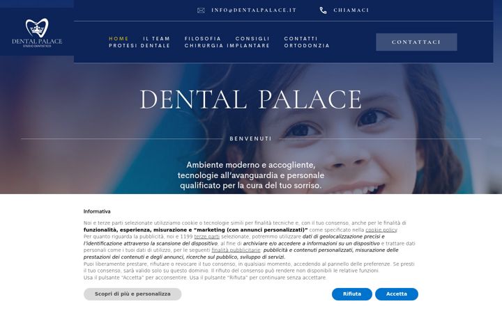 Screenshot of dentalpalace.it