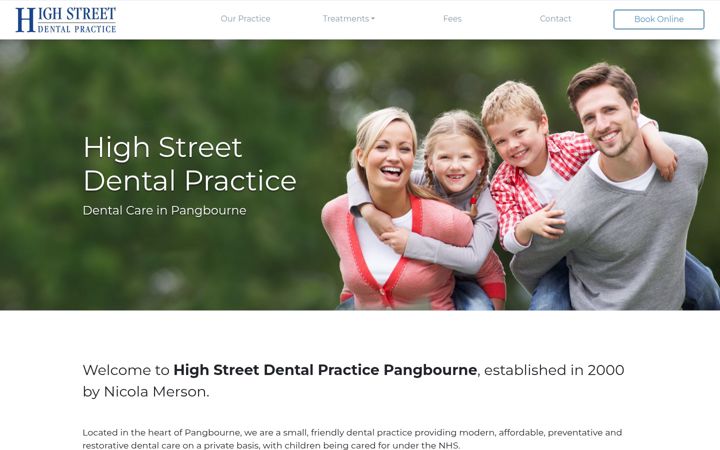 Screenshot of dentalpang.co.uk