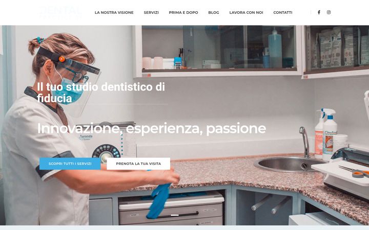 Skærmbillede af dentalpractice2f.it