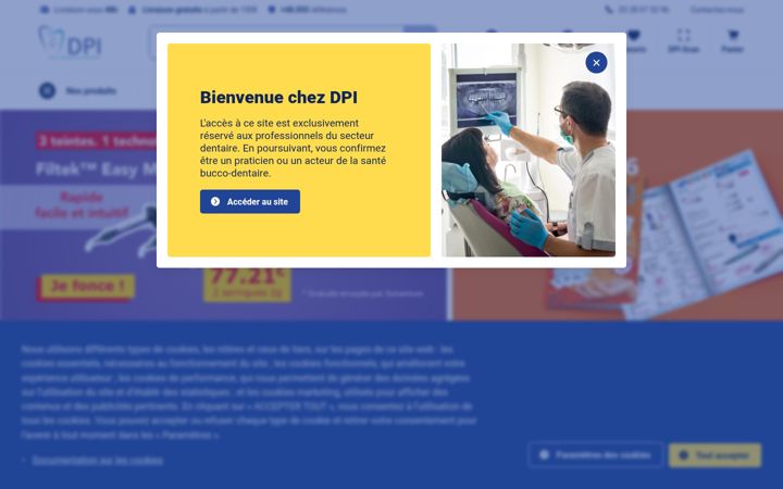 Screenshot of dentalpromotion.fr