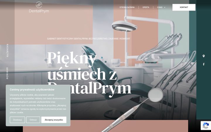Ekraanipilt saidist dentalprym.pl