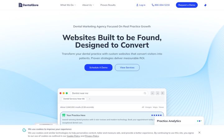 Screenshot of dentalqoretemp.com