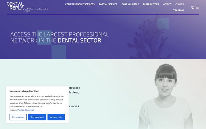 Screenshot of dentalreply.com