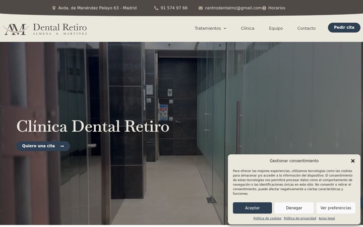 Screenshot of dentalretiro.com