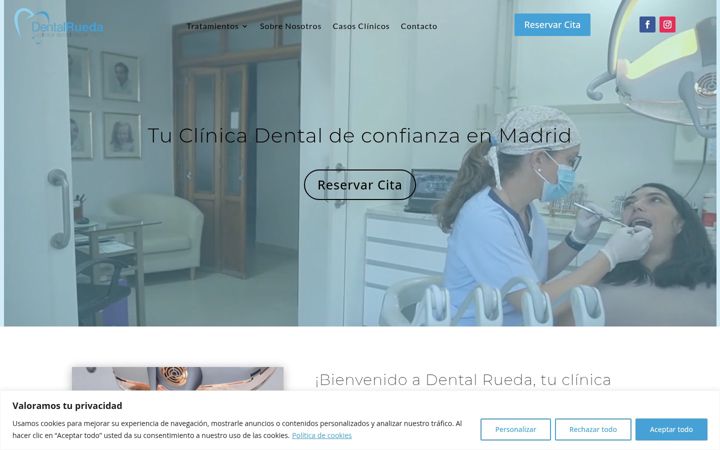 Screenshot di dentalrueda.es