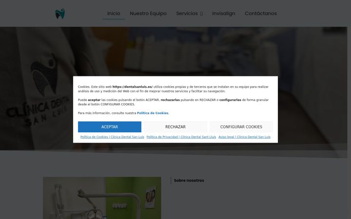 Screenshot di dentalsanluis.es