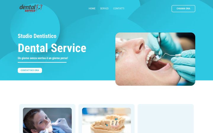 Screenshot di dentalserviceleini.it
