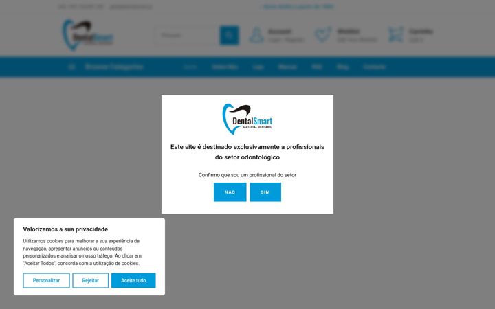 Captură de ecran a dentalsmart.pt