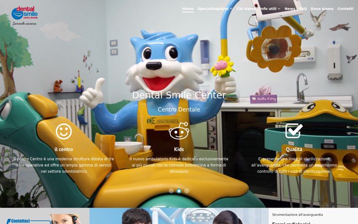 Screenshot di dentalsmilecenter.it