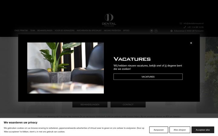 Screenshot of dentalterneuzen.nl