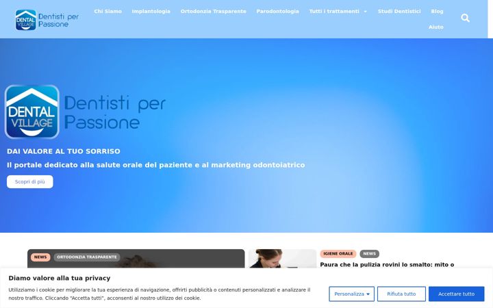 Screenshot of dentalvillage.it