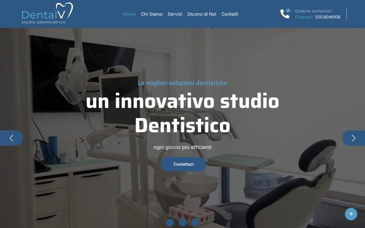 Screenshot of dentalvstudio.com