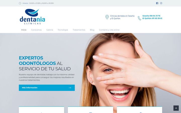 Screenshot of dentania.com