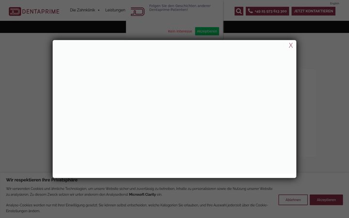 Screenshot of dentaprime.com