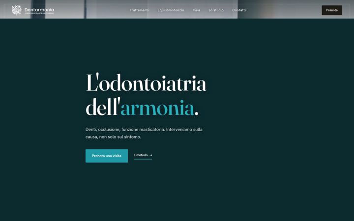 Screenshot of dentarmonia.com