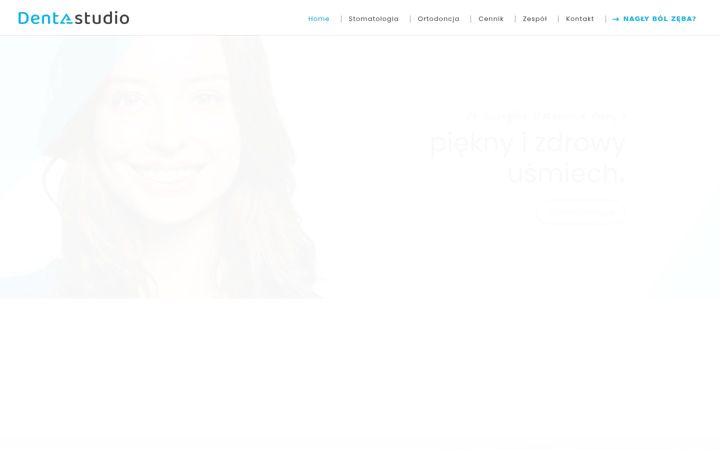 Ekraanipilt saidist dentastudio.pl