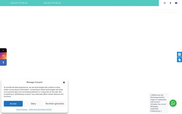 Screenshot of dentavega.de