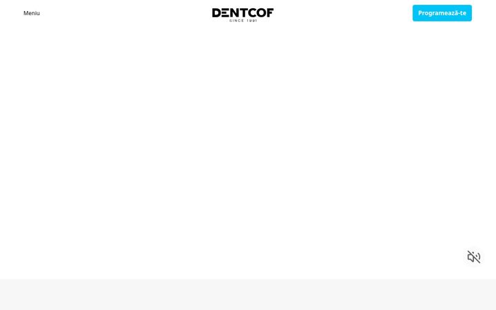 Kuvakaappaus sivustosta dentcof.ro