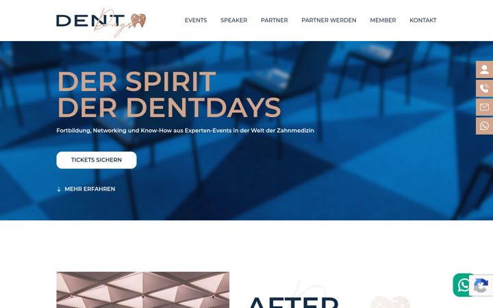 Screenshot of dentdays.de