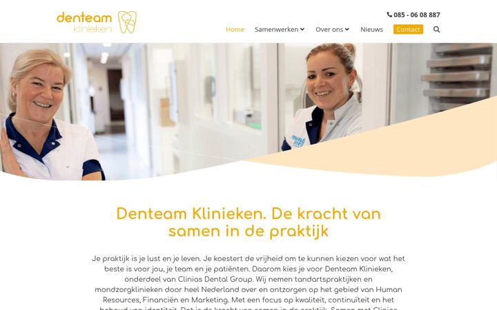 Screenshot of denteamgroup.nl