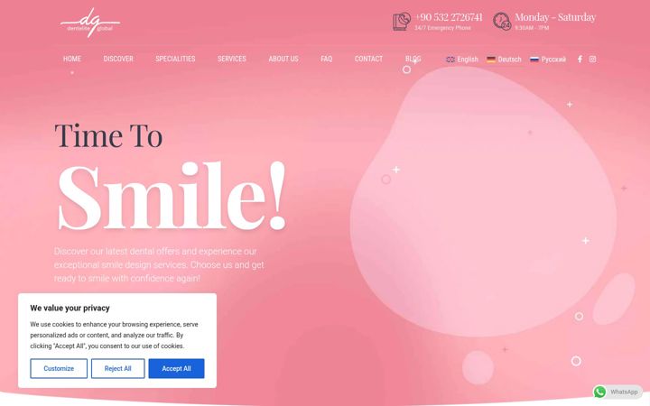 Screenshot of denteliteglobal.com