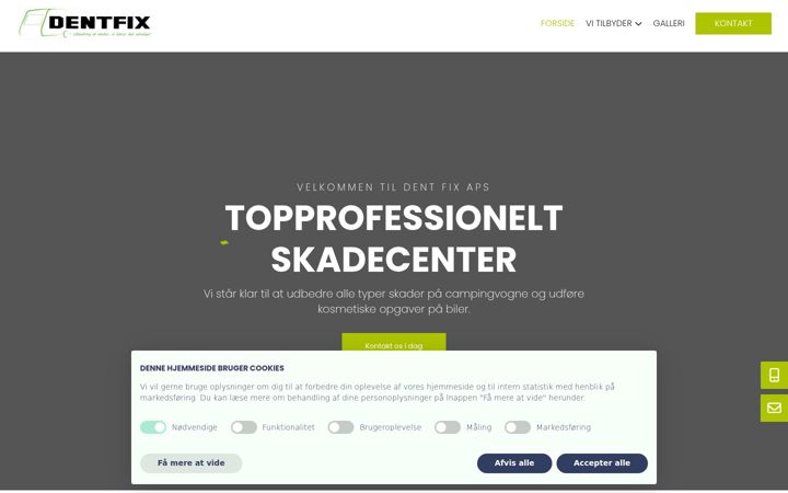 Screenshot of dentfix.dk