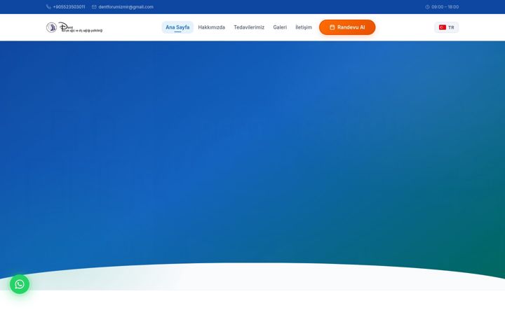 Screenshot of dentforumizmir.com