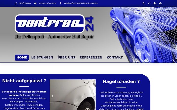 Screenshot of dentfree24.de
