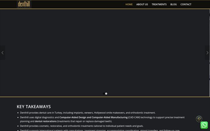 Screenshot of denthill.com