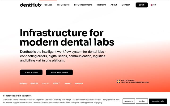 Screenshot of denthub.com