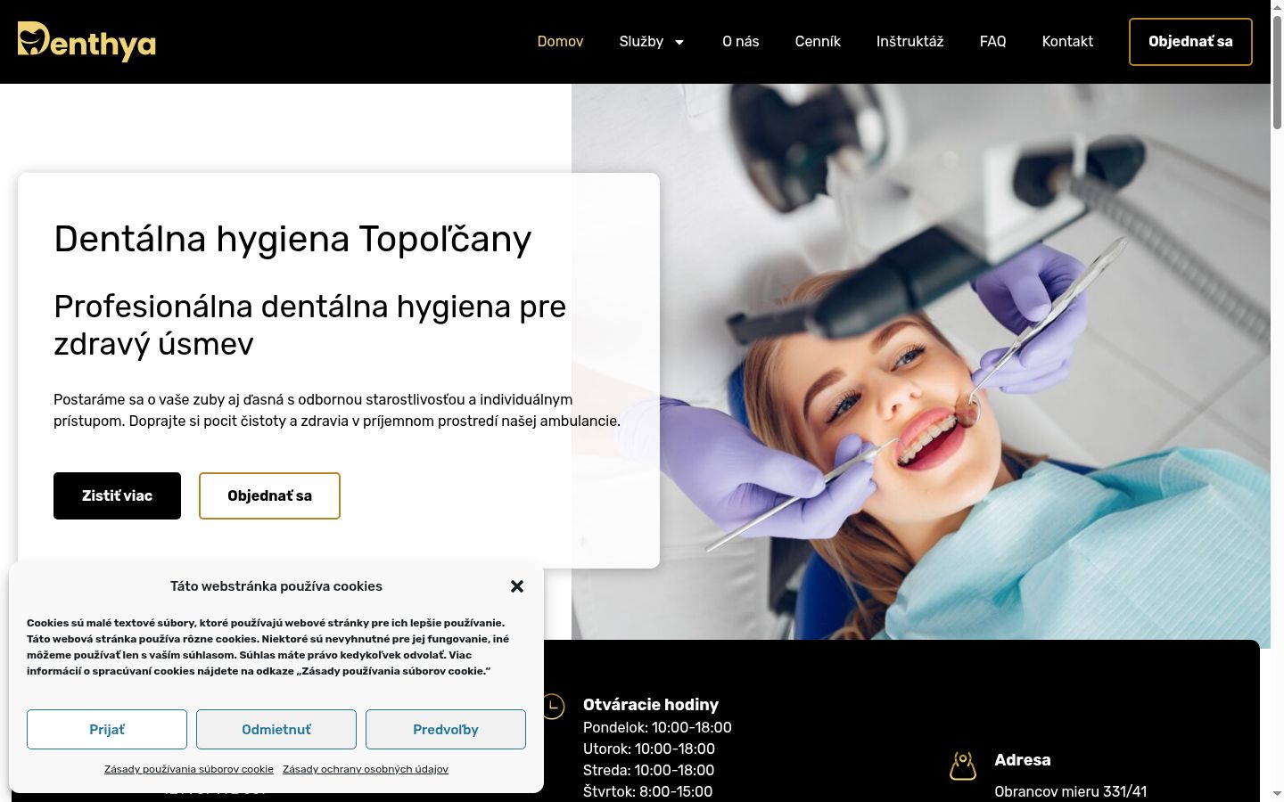 Sutikimo reklamjuostės, rodytos prieš bet kokią sąveiką, ekrano kopija