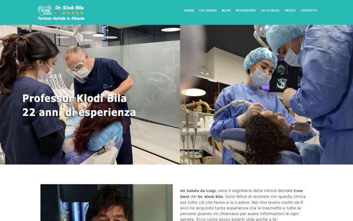 Screenshot of denti-e-sorrisi.com