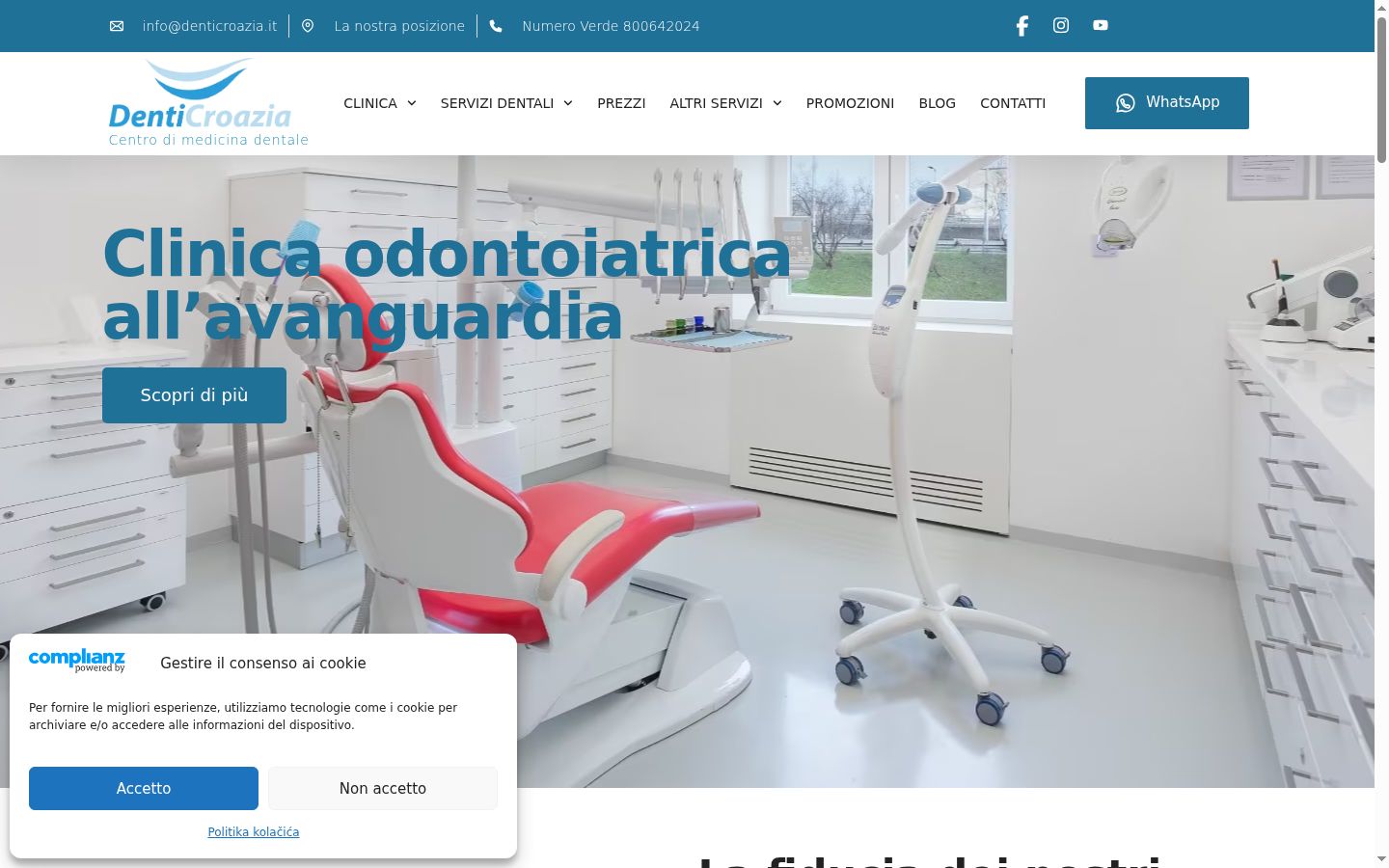 Zrzut ekranu banera zgody wyświetlanego przed jakąkolwiek interakcją
