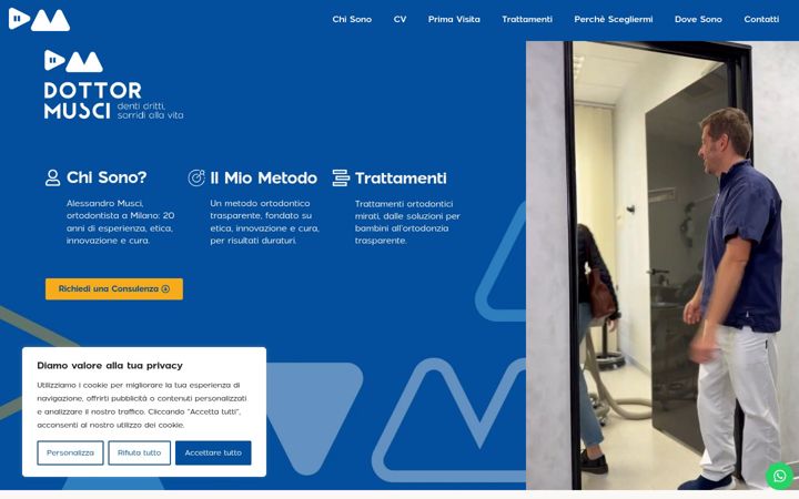 Screenshot of dentidritti.it