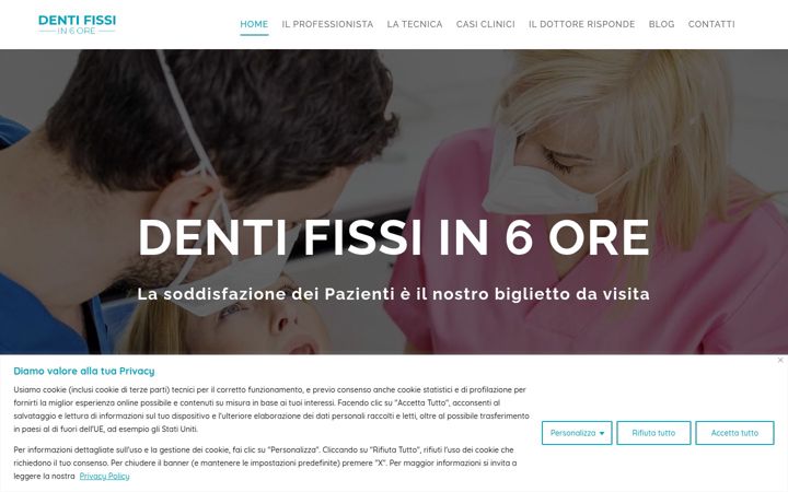 Screenshot of dentifissiin6ore.it