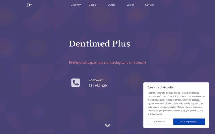 Screenshot of dentimedplus.com