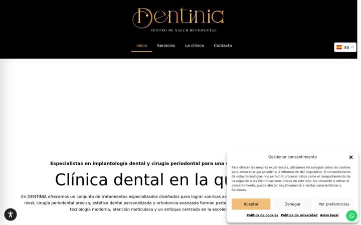 Zrzut ekranu dentinia.net