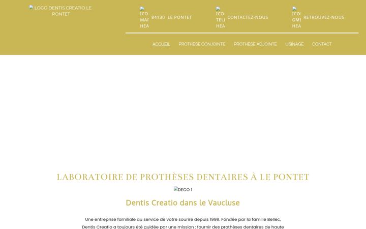 Screenshot of dentis-creatio.fr