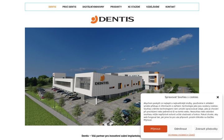 Screenshot of dentis-implant.com
